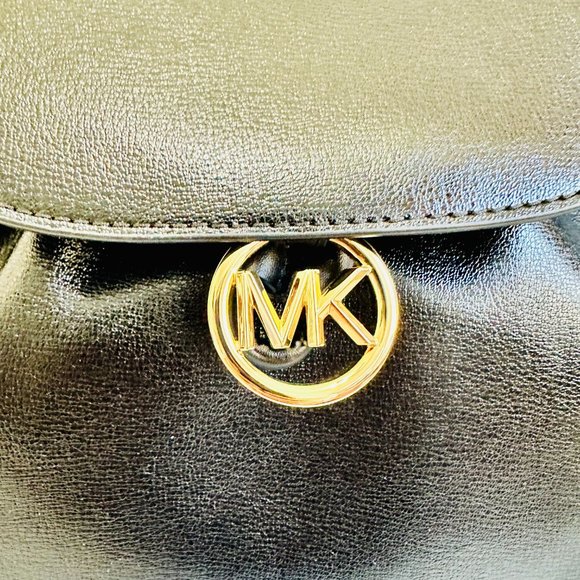 NWOT MICHAEL KORS MK EPI LEATHER BLACK BACKPACK main image 7